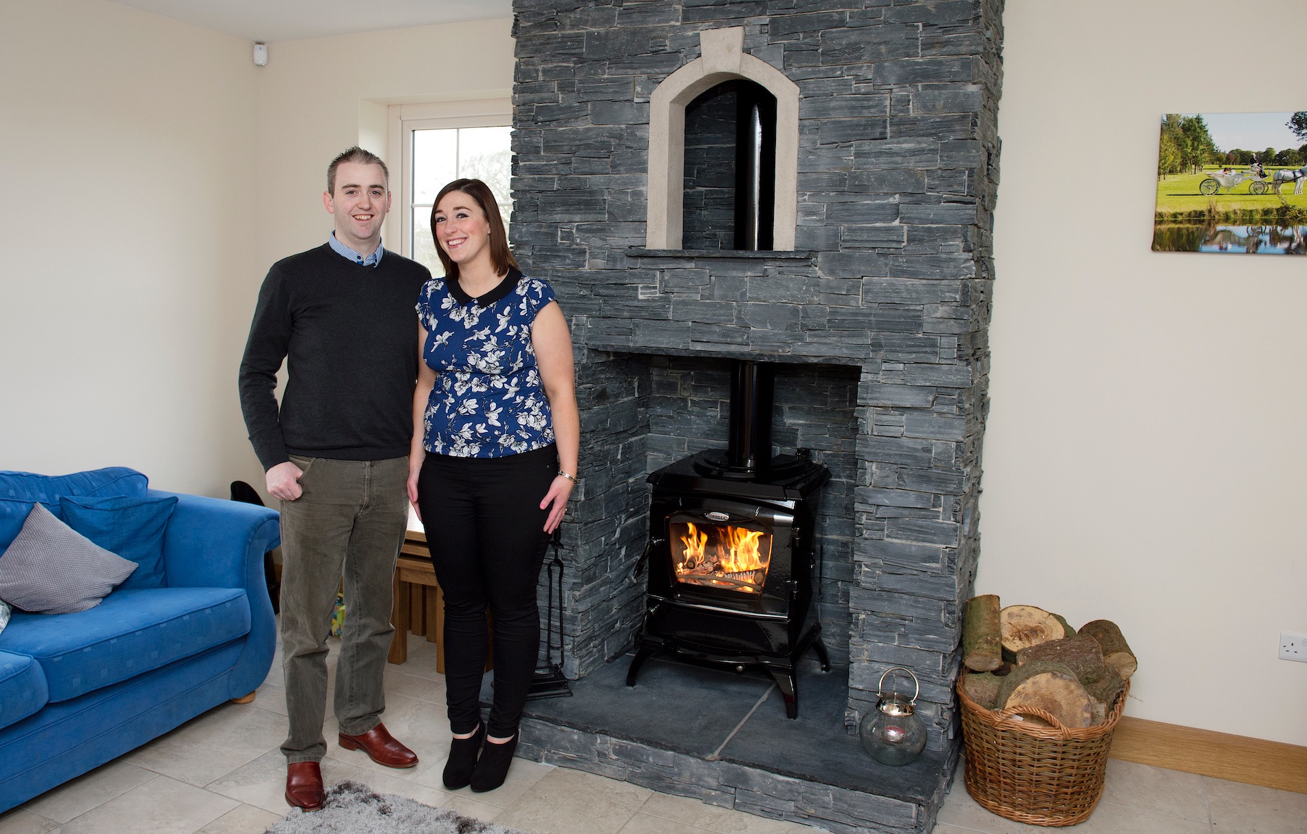  David and Hazel McClure and their Lismore stove
