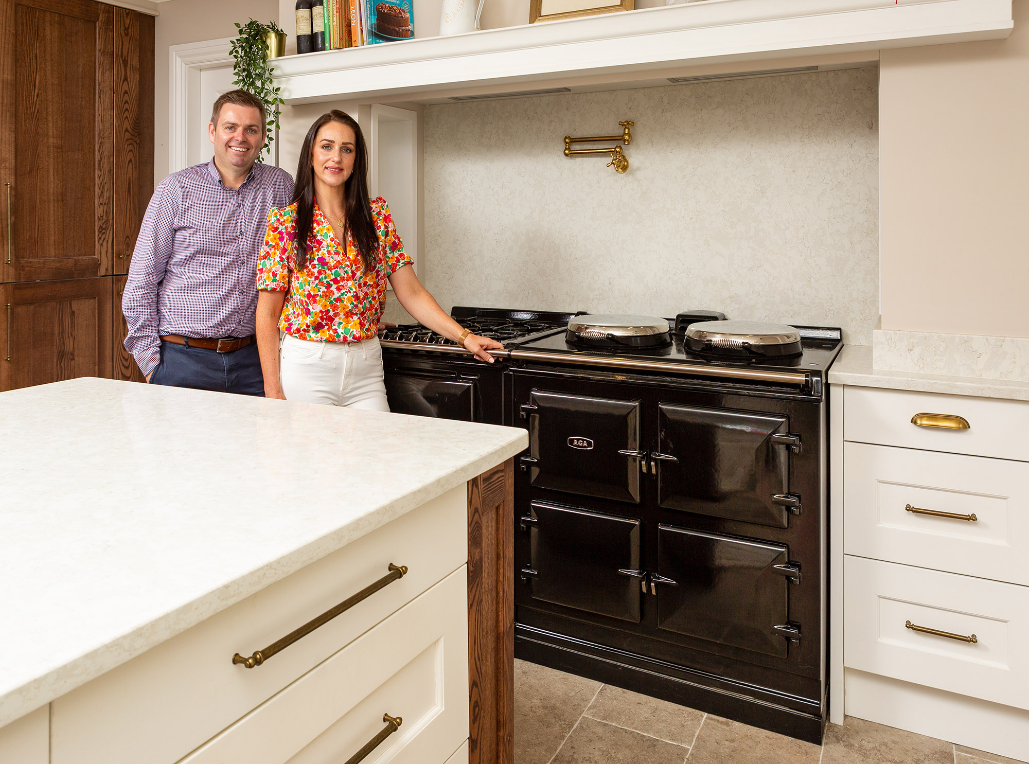 Matthew and Orla Munroe and their AGA R7 electric Range Cooker