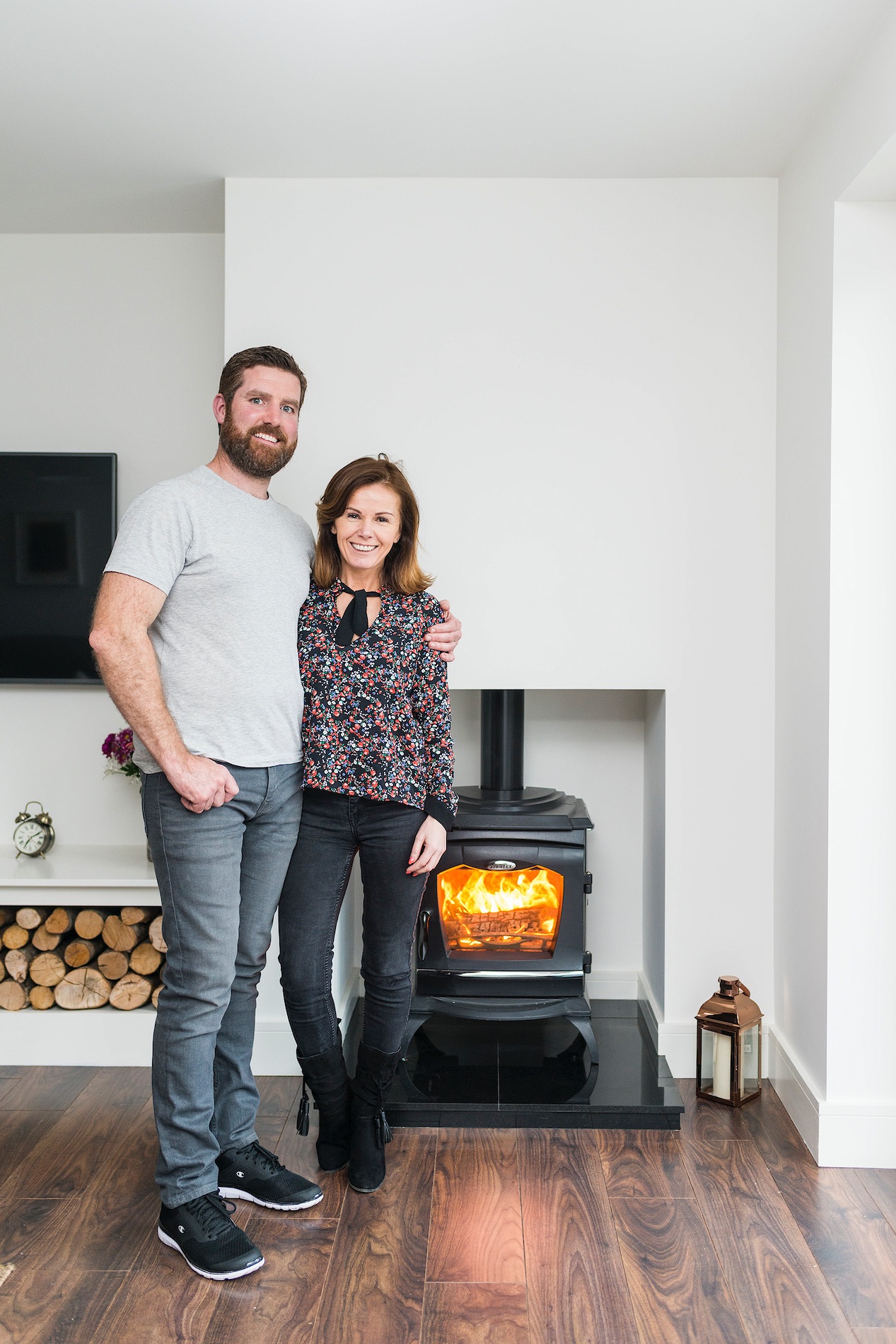 Robbie and Julie Quigley and their Ardmore Stove