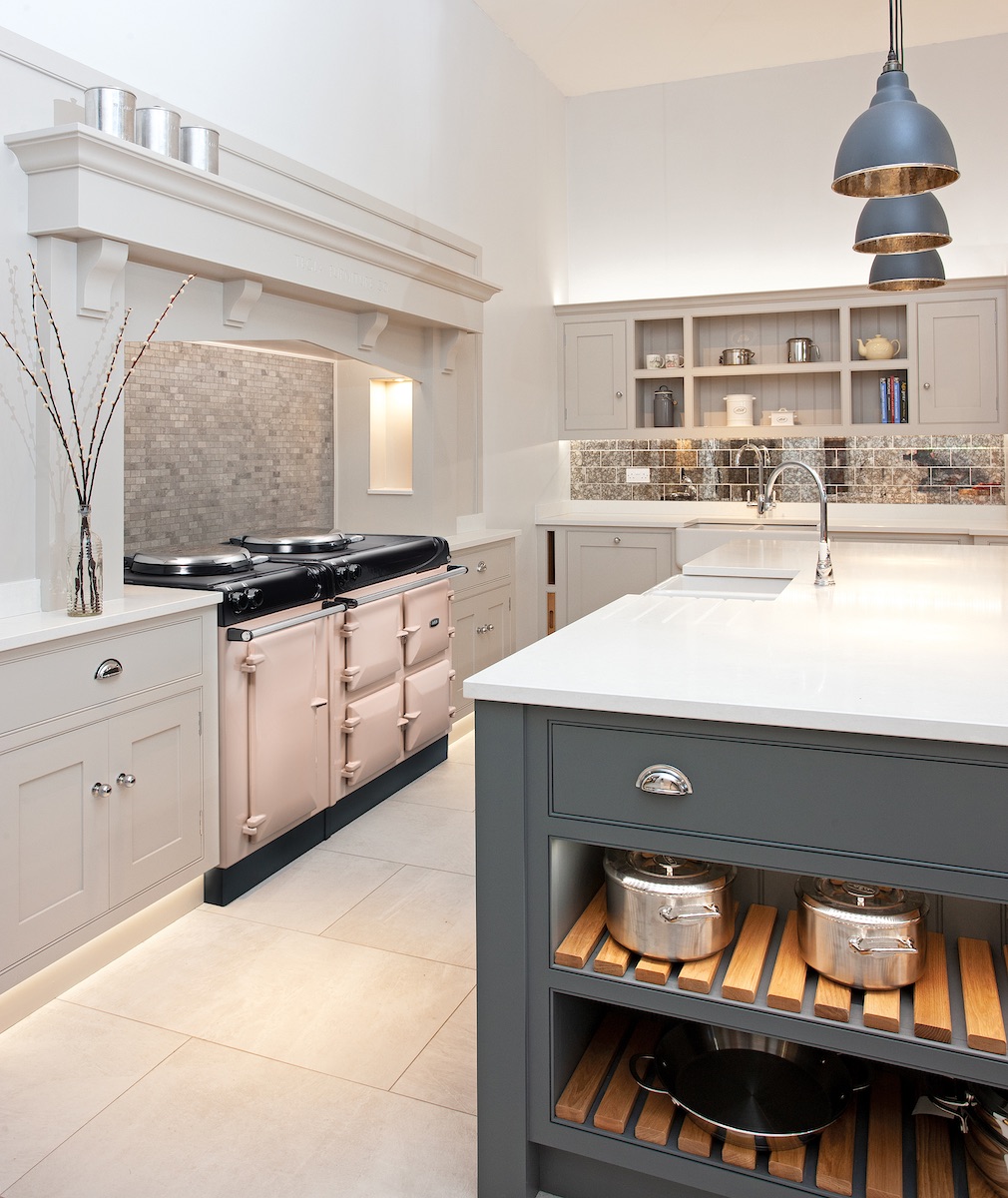 kitchens with aga cookers