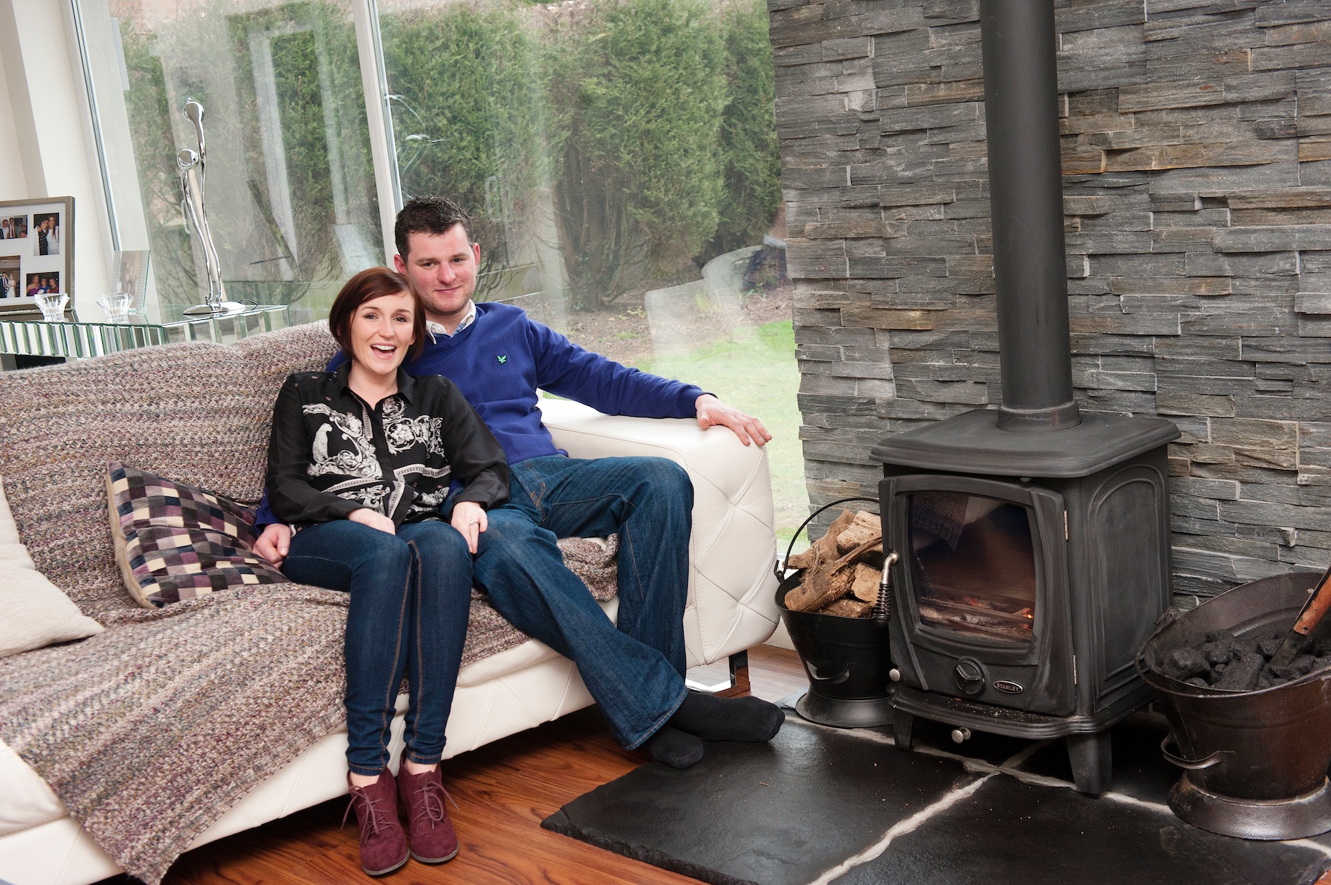  Michael and Lauren and their Aoife Stove